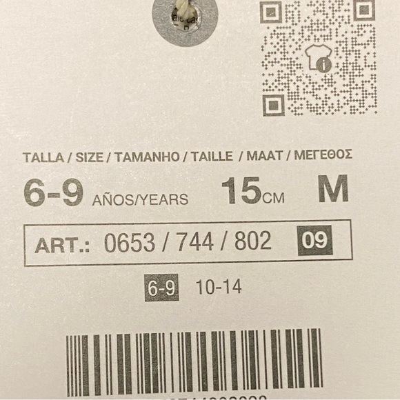 NWT. Zara Kids Gray Knit Gloves. Size 6-9 years. - Picture 6 of 8